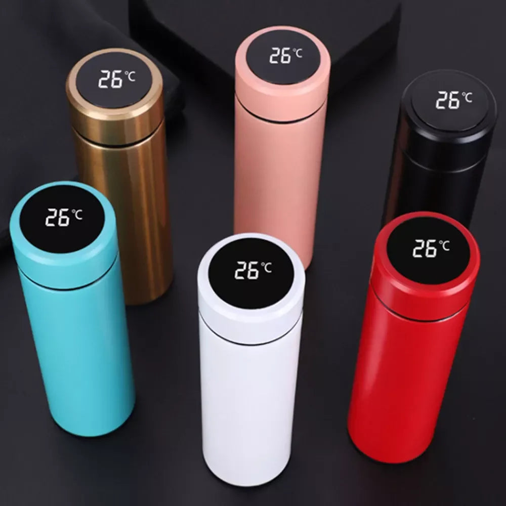 Sublimation Stainless Steel LED Temperature Display Sports Water Bottles Smart Thermos Water Bottle to Drink Water